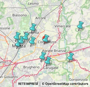 Mappa Prov, 20863 Concorezzo MB, Italia (3.85909)
