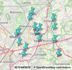 Mappa Prov, 20863 Concorezzo MB, Italia (3.74375)