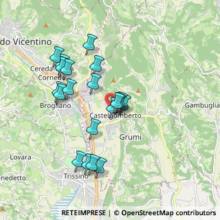 Mappa Via Villa, 36070 Castelgomberto VI, Italia (1.7125)