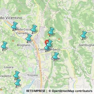 Mappa Via Villa, 36070 Castelgomberto VI, Italia (2.39636)