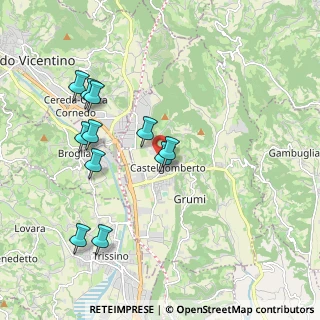 Mappa Via Villa, 36070 Castelgomberto VI, Italia (1.93455)