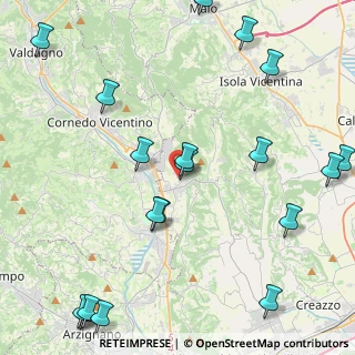 Mappa Via Villa, 36070 Castelgomberto VI, Italia (5.9285)