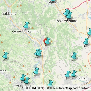 Mappa Via Villa, 36070 Castelgomberto VI, Italia (6.5435)