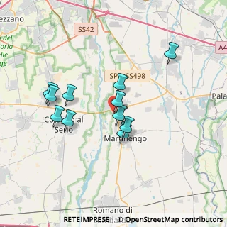 Mappa Via Ciurlina, 24050 Ghisalba BG, Italia (3.14818)