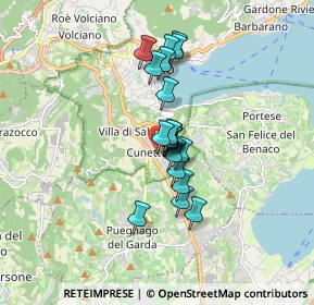 Mappa Via dei Gradoni, 25087 Salò BS, Italia (1.1655)