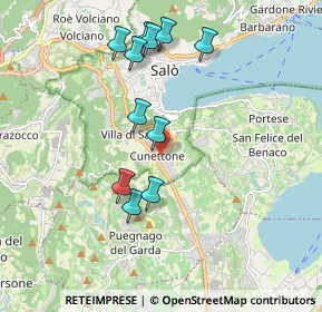 Mappa Via dei Gradoni, 25087 Salò BS, Italia (1.83545)