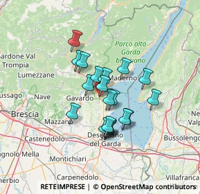 Mappa Via dei Gradoni, 25087 Salò BS, Italia (9.912)