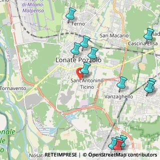Mappa Via Padova, 21015 Lonate Pozzolo VA, Italia (2.92846)