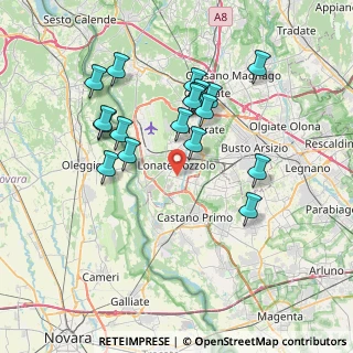 Mappa Via Padova, 21015 Lonate Pozzolo VA, Italia (7.00444)