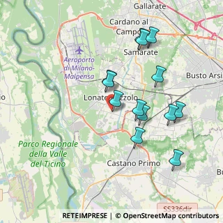 Mappa Via Padova, 21015 Lonate Pozzolo VA, Italia (3.56385)