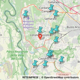 Mappa Via Padova, 21015 Lonate Pozzolo VA, Italia (4.63333)