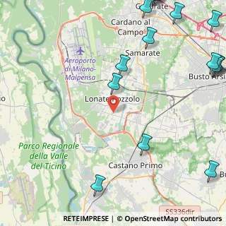 Mappa Via Padova, 21015 Lonate Pozzolo VA, Italia (6.9775)