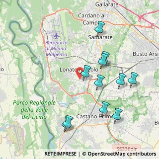 Mappa Via Padova, 21015 Lonate Pozzolo VA, Italia (4.11636)