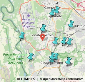 Mappa Via Padova, 21015 Lonate Pozzolo VA, Italia (4.17)