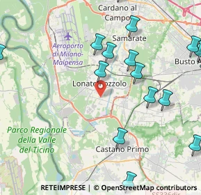 Mappa Via Padova, 21015 Lonate Pozzolo VA, Italia (5.955)