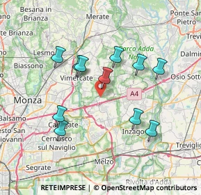 Mappa Via Sant'Antonio, 20873 Cavenago di Brianza MB, Italia (6.73182)