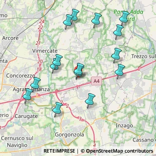 Mappa Via Sant'Antonio, 20873 Cavenago di Brianza MB, Italia (4.346)