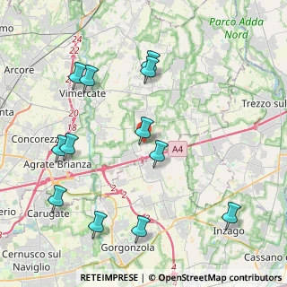 Mappa Via Sant'Antonio, 20873 Cavenago di Brianza MB, Italia (4.64583)
