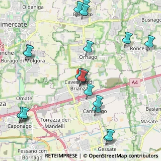 Mappa Via Sant'Antonio, 20873 Cavenago di Brianza MB, Italia (2.4805)