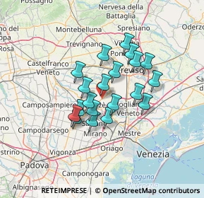 Mappa Via Drizzagno, 30037 Scorzè VE, Italia (10.0295)