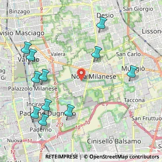 Mappa Via Vittorio Alfieri, 20054 Nova Milanese MB, Italia (2.61818)