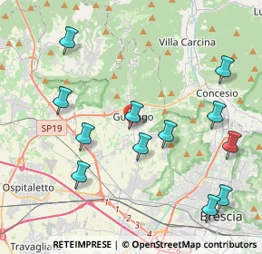 Mappa Via Cavalletto, 25064 Gussago BS, Italia (4.50333)