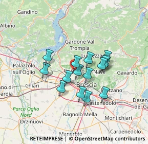 Mappa Via Cavalletto, 25064 Gussago BS, Italia (10.172)