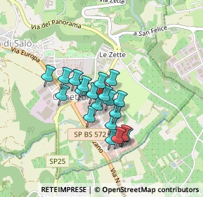 Mappa Via 25087, 25087 Salò BS, Italia (0.2955)