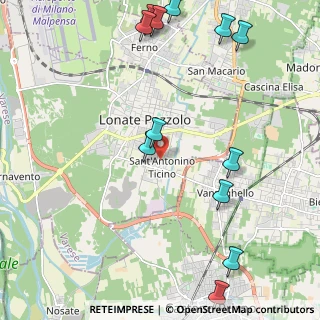 Mappa Via San Taddeo, 21015 Lonate Pozzolo VA, Italia (2.75833)
