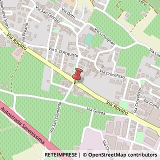 Mappa Via Rovato, 12, 25030 Erbusco, Brescia (Lombardia)