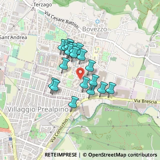 Mappa Via Giacomo Leopardi, 25073 Bovezzo BS, Italia (0.32)