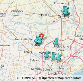 Mappa Via Branco, 30037 Scorzè VE, Italia (7.95692)