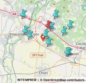 Mappa Via Santa Maria, 25033 Cologne BS, Italia (3.44333)