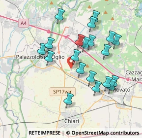 Mappa Via Santa Maria, 25033 Cologne BS, Italia (3.5885)