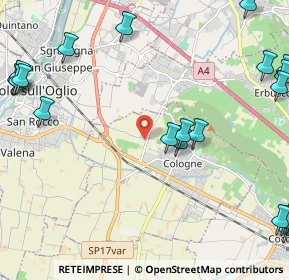 Mappa Via Santa Maria, 25033 Cologne BS, Italia (3.2155)