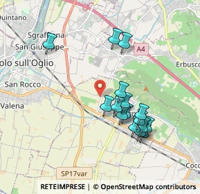 Mappa Via Santa Maria, 25033 Cologne BS, Italia (1.7225)