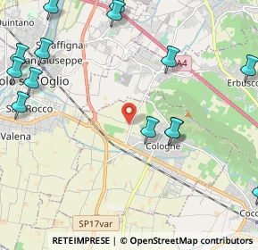 Mappa Via Santa Maria, 25033 Cologne BS, Italia (2.91857)