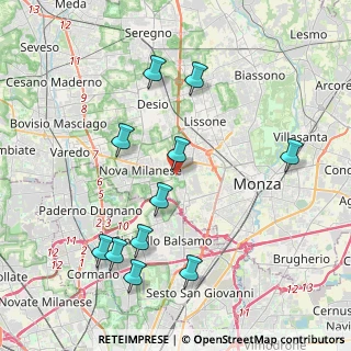 Mappa Via Filippo Turati, 20835 Muggiò MB, Italia (4.27818)