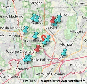 Mappa Via Filippo Turati, 20835 Muggiò MB, Italia (3.19308)