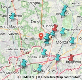 Mappa Via Filippo Turati, 20835 Muggiò MB, Italia (4.425)
