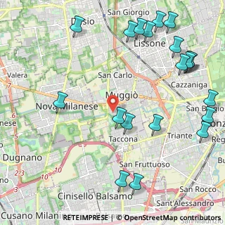 Mappa Via Filippo Turati, 20835 Muggiò MB, Italia (2.8275)