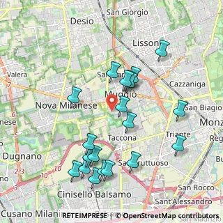 Mappa Via Filippo Turati, 20835 Muggiò MB, Italia (1.979)
