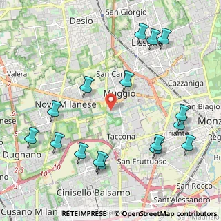 Mappa Via Filippo Turati, 20835 Muggiò MB, Italia (2.52938)