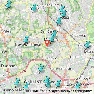 Mappa Via Filippo Turati, 20835 Muggiò MB, Italia (3.2075)