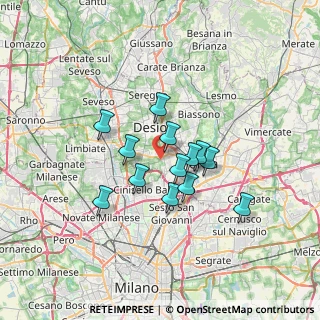 Mappa Via Filippo Turati, 20835 Muggiò MB, Italia (5.12769)