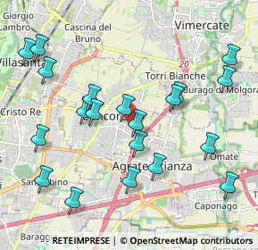 Mappa Via Enrico Fermi, 20863 Concorezzo MB, Italia (2.201)