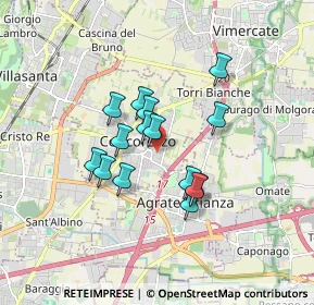 Mappa Via Enrico Fermi, 20863 Concorezzo MB, Italia (1.29867)