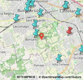 Mappa Via Cascina Mazzafame, 21052 Busto Arsizio VA, Italia (3.06824)
