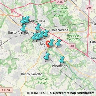 Mappa Piazza Mercato, 20025 Legnano MI, Italia (3.13417)