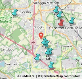 Mappa Via Meucci, 21040 Origgio VA, Italia (2.19)